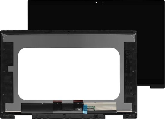 Zwart LCD scherm met touch screen assembly voor HP Pavilion 14-dy1011nb X360.
