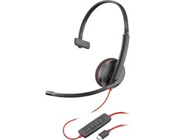 Hp Poly 3210 Usb-c +usb-c/a Voip-koptelefoon Zilver