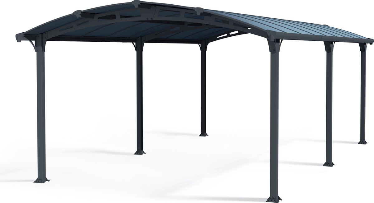 Canopia Arcadia Carport Overkapping Aluminium Hoge kwaliteit Eenvoudige installatie 3.6X6.5 m