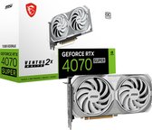 Bol.com MSI GeForce RTX 4070 SUPER 12G VENTUS 2X WHITE OC - Videokaart 12GB GDDR6X - PCIe 4.0 - 2x HDMI - 3x DisplayPort aanbieding