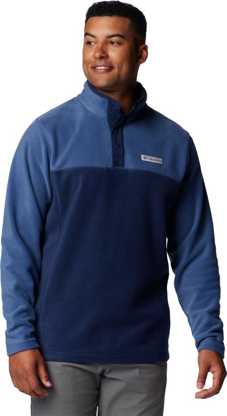 Pull d'extérieur pour hommes Columbia Steens Mountain™ Half Snap II - Collegiate Navy, Dark Mountain - Taille XL
