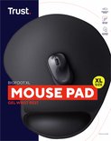 Emballage du tapis de souris Trust Bigfoot XL avec repose-poignet en gel, noir, XL.