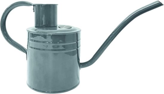 4,5 Liter Vintage Gieter In Blauw, Verzinkte Stalen Kan Voor Dagelijks Gieten Kan In Klassieke Engelse Stijl Met 2 Handgrepen 4,5 Liter Vintage Gieter In Blauw, Verzinkte Stalen Kan Voor Dagelijks Gieten Kan In Klassieke Engelse Stijl Met 2 Handgrepen
