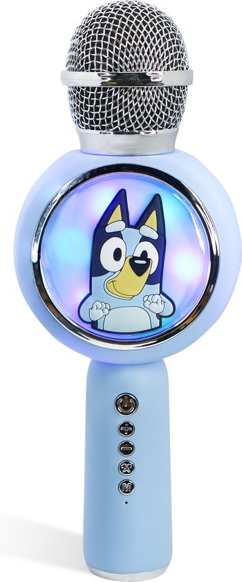 Bluey karaoke microfoon – draadloos – LED – speaker – PopSing