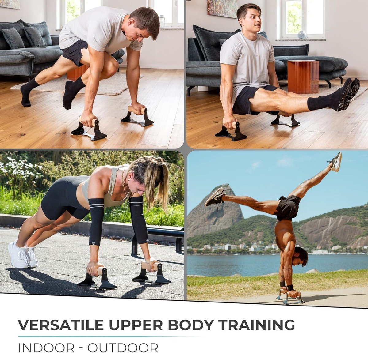 Opdruksteunen van staal - Push Up Bars Opdruksteunen van staal - Push Up Bars