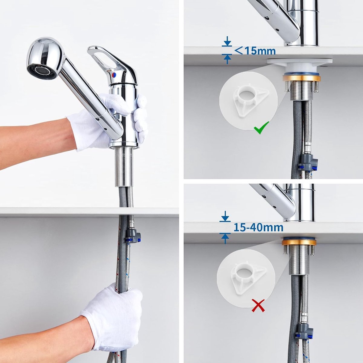 GROHE Minta Keukenkraan - draaibare/uittrekbare uitloop - 2