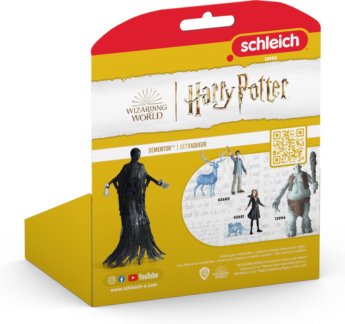 Schleich Harry Potter Dementor speelfiguur - gedetailleerd
