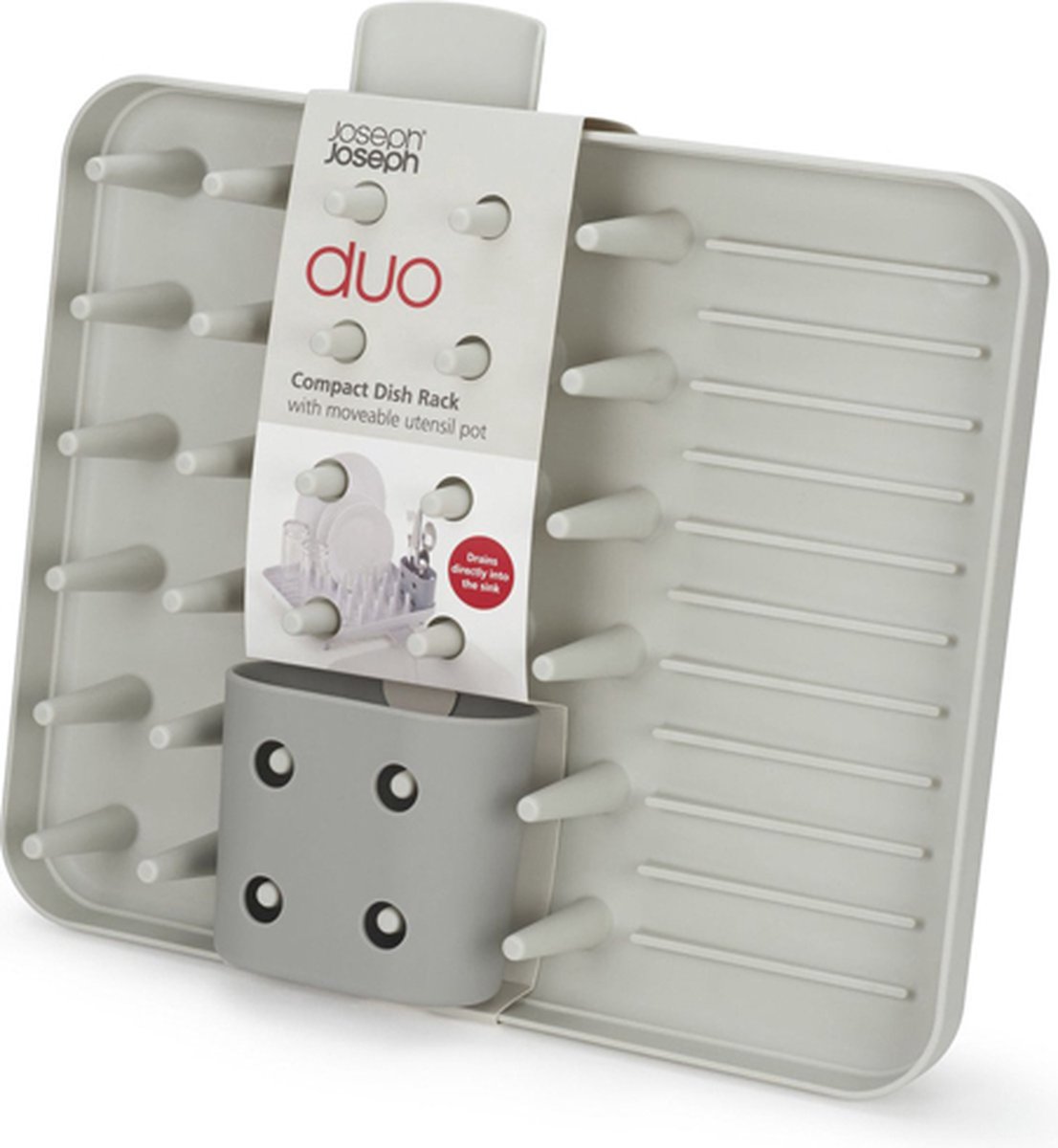Afdruiprek Joseph Joseph Duo Expandable Dish Rack Grijs