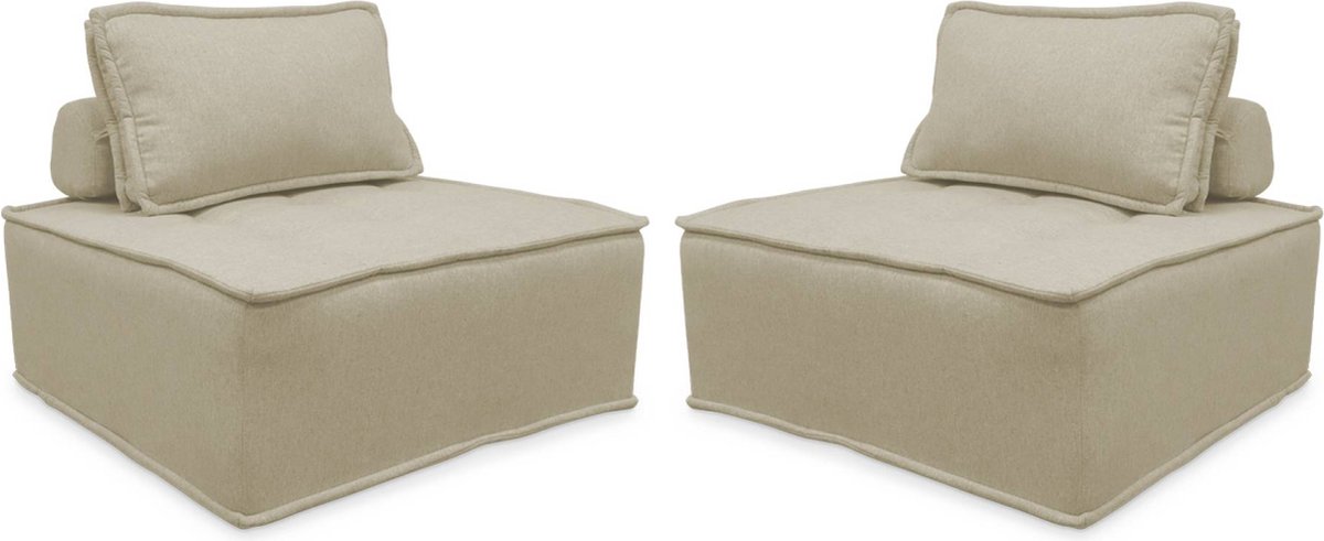 sweeek - Set van 2 fauteuils modulaire bank - dao