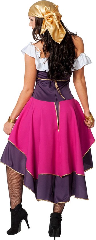 Costume de gitane et gitane | Gitan avec fosse | Femme | Taille 38 | Costume de carnaval | Déguisements