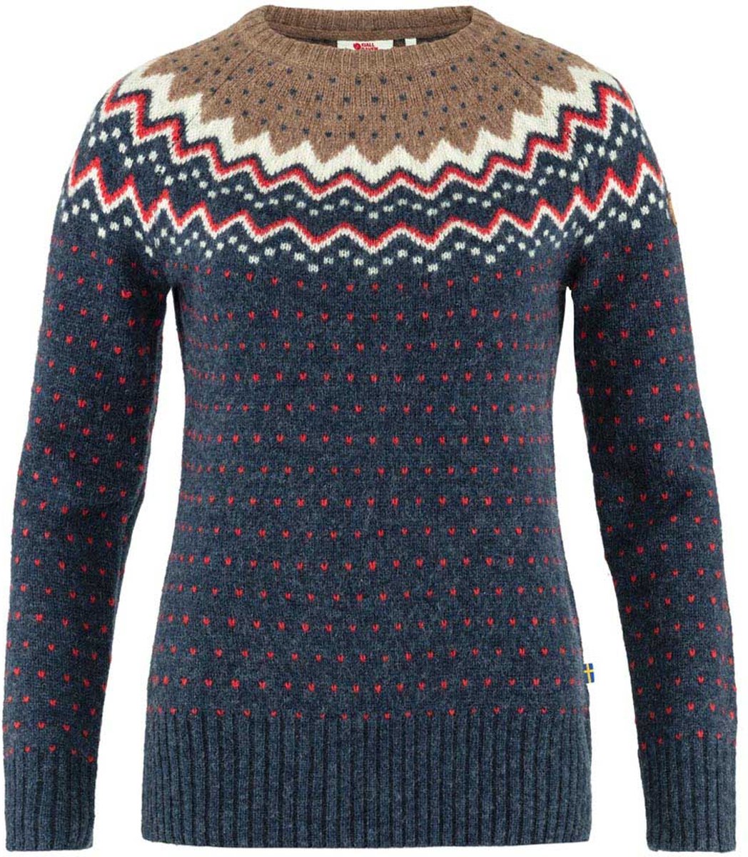 Ovik Knit Sweater W Blauw