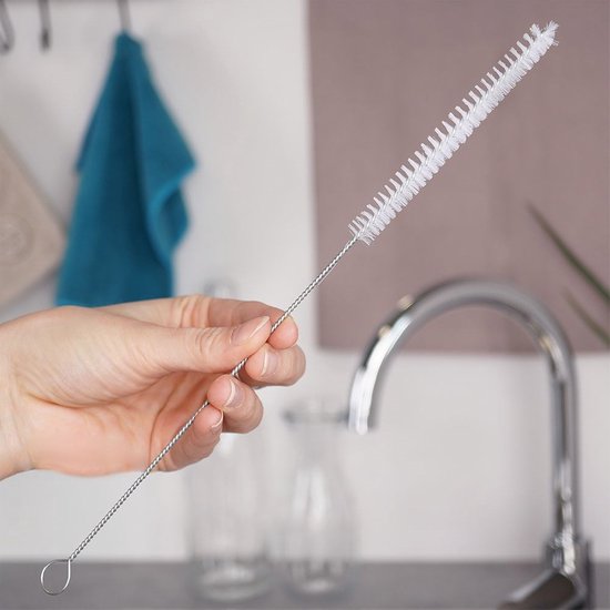 Flessenborstel Smalle 27 cm - Flessenreiniger - Flessenrager - Schoonmaakborstel - Borstel voor Flessen van Amigo — afbeelding 5