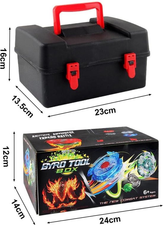 Netoke Bey Toupie Burst Turbo 4D Combinaison, Set Avec Lanceur De J Metal Fusion Jouets Classiques Enfants Cadeau B 206 Amz B0c