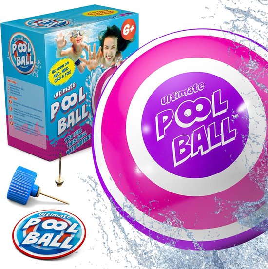 Foto: Ultimate pool ball waterbal voor onder water dribbelen duikspel kids