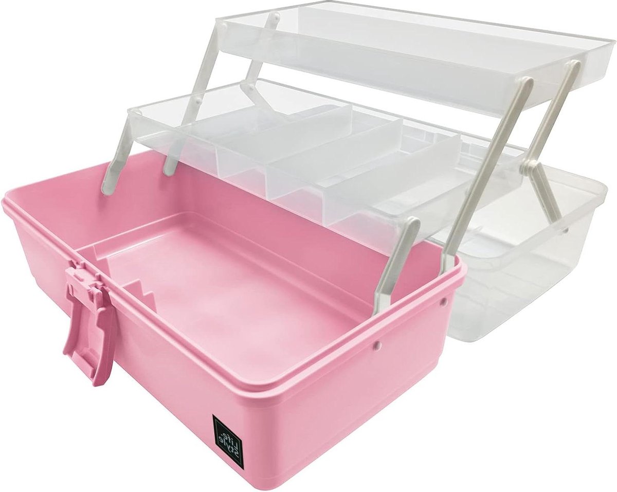 Pink Power Pink Tool Box for Women, Organizer Box, Sewing