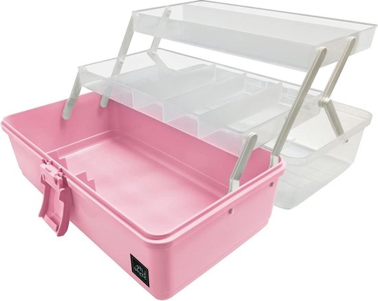 33cm multifunctionele opbergdoos met 3 planken, sorteerdoos, organizer