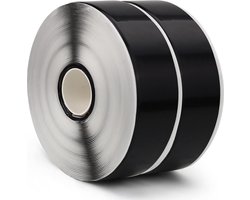 41 mm x 15 m Extra Thick and Durable Butyl Sealing Tape for Wooden Decks Seams 2 Rolls Black - JDT04152