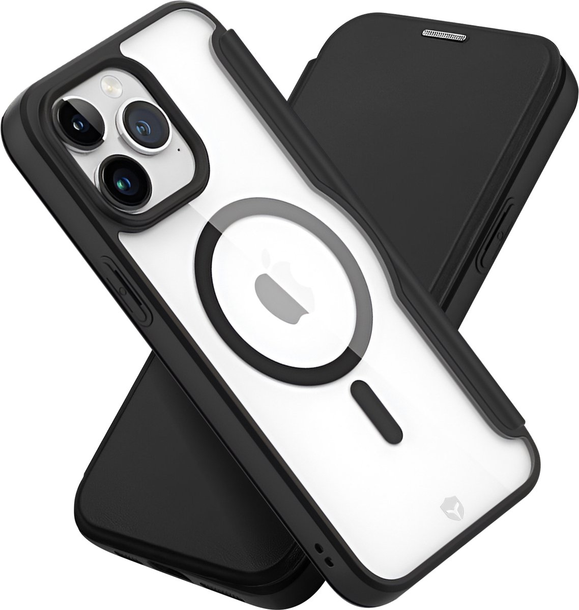 Bigben Connected Force Case - Telefoonhoesje geschikt voor iPhone 15 Pro Max - Zwart