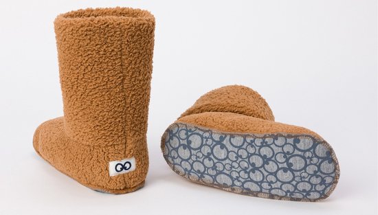 Pantoufles femmes Woody Teddy - Marron