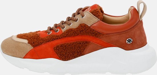 KUNOKA IZZI platform sneaker Chaffinch - Sneakers Dames - maat 39 - Oranje