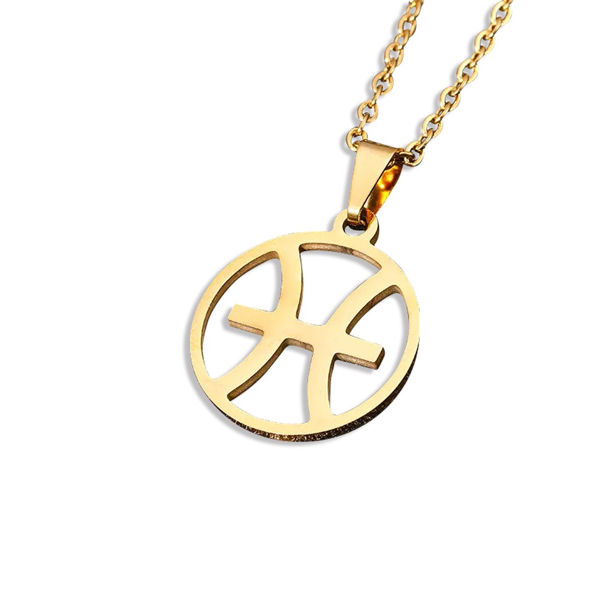 Sterrenbeeld ketting goudkleur Vissen