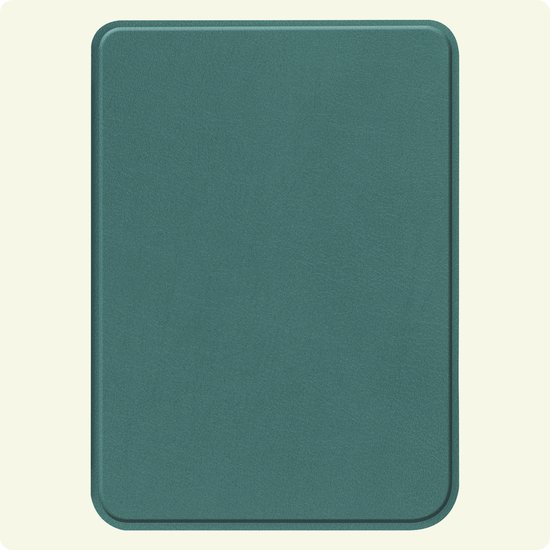 Hoesje Geschikt voor Kobo Clara Colour Hoes Bescherm Hoesje Case Sleep Cover - Hoes Geschikt voor Kobo Clara Colour Hoesje - Donkergroen van CaseBoutique — afbeelding 5
