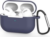 Mobigear Hoesje geschikt voor Apple AirPods Pro 1 Hoesje Flexibel Siliconen | Mobigear Classic - Blauw