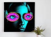 Cyber songs | Cyber Songs | Kunst - 60x60 centimeter op Forex | Foto op Forex