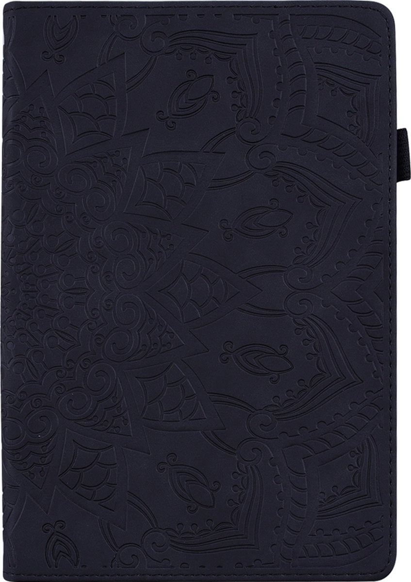 Mobigear Tablethoes geschikt voor Apple iPad Pro 11 Inch (2024) Hoes | Mobigear Mandala Bookcase - Zwart