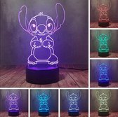 Breng Magie in de Kinderkamer met de Lilo & Stitch 3D LED Tafellamp! | Zuinige nachtlamp | Lilo en Stitch Cadeau