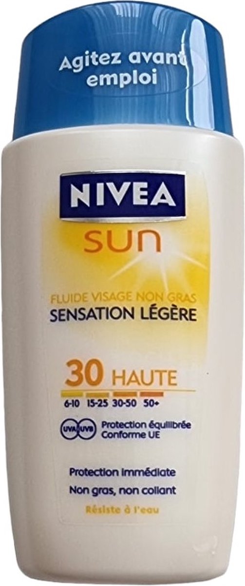 Goedkoopste nivea sun 30 sensation legere 50 ml fluide visage