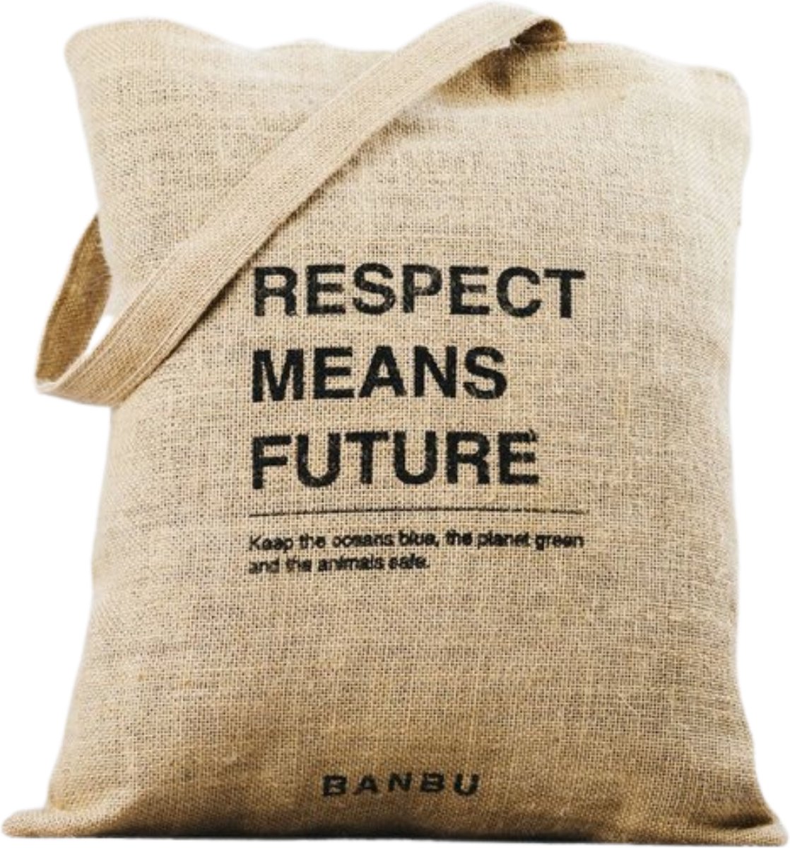Banbu Eco-Friendly Jute Tote Bag - Default - Groene tas - Herbruikbare tas - Plastiekvrij