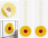 30PCS Window Fly Traps Sticker - Indoor Sunflower Window Fly Stickers - Insects Fly Pests Killers - Yellow Sticky Trap - Pack of 30