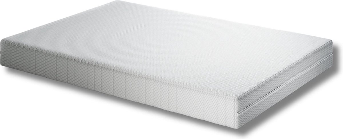 AirSleeperz® traagschuim memory foam matras 140x200 cm - 2 persoons - Dubbelzijdig: hard & zachte kant - Uitwasbare tijk