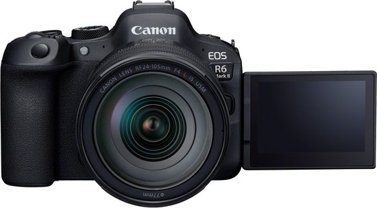 Canon EOS R6 Mark II - Systeemcamera + RF 24-105mm F4 L IS USM lens - Zwart