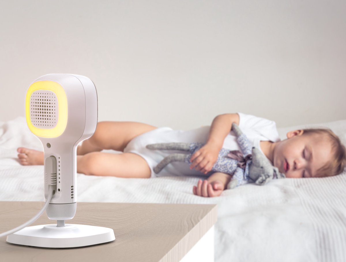 Afbeelding 2 van LUVION® Grand Elite 4 Connect Crib - Wifi Babyfoon met HD Camera én App - Premium Baby Monitor - Wit