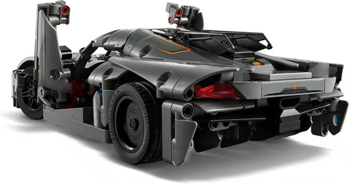 LEGO Technic - Koenigsegg Jesko Absolut grijze hypercar - 42173 — afbeelding 14