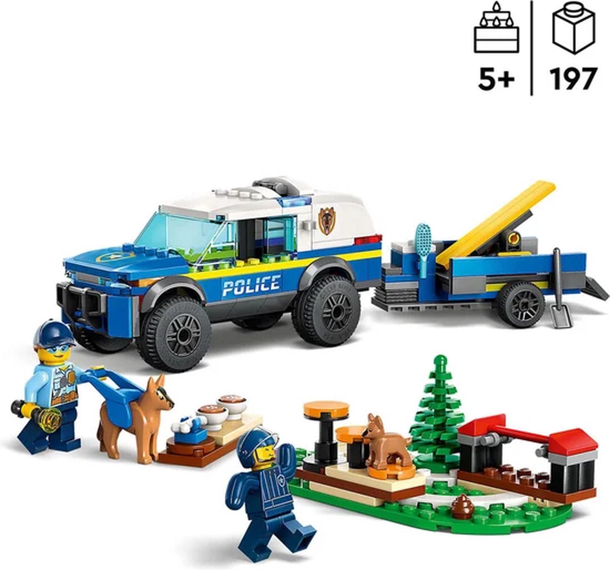 LEGO City Mobiele training voor politiehonden Set - 60369 — afbeelding 15