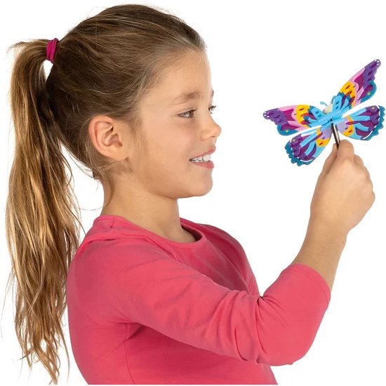 SES Creative Décoration de papillons en bois - Inspired by nature