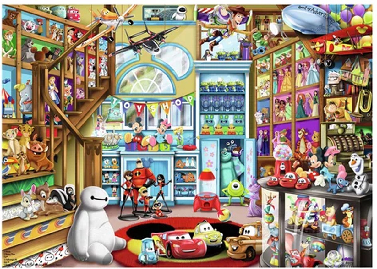 Ravensburger puzzel Disney In de speelgoedwinkel - Legpuzzel - 1000 stukjes — afbeelding 7