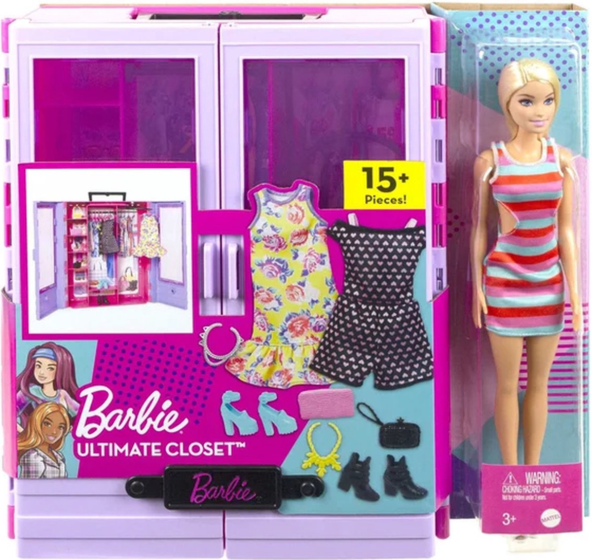 Barbie Super Kledingkast - Barbiepop - Barbie kleertjes — afbeelding 4