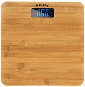 Bol.com Ruhhy Bamboe Badkamerweegschaal met LCD - Stijlvol en Praktisch aanbieding