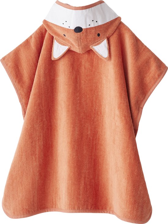 Vertbaudet Badponcho - kind 2/10 jaar - met capuchon - vos - katoen — afbeelding 2