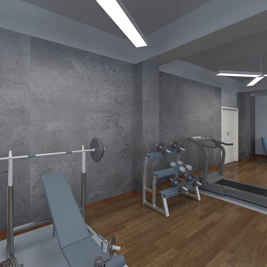 Papier peint autocollant Wallways - Décoration murale - Résistant à l'eau et à la chaleur - 60 cm x 10 m - Ciment foncé