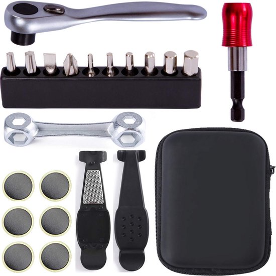 Pawfly Fiets Spaaksleutels Set met 2 Bandenlichters, Spaakgereedschap, Velgsporingsset, Velgcorrectieset, 5-delig Fietsreparatiegereedschap Pawfly Fiets Spaaksleutels Set met 2 Bandenlichters, Spaakgereedschap, Velgsporingsset, Velgcorrectieset, 5-delig Fietsreparatiegereedschap