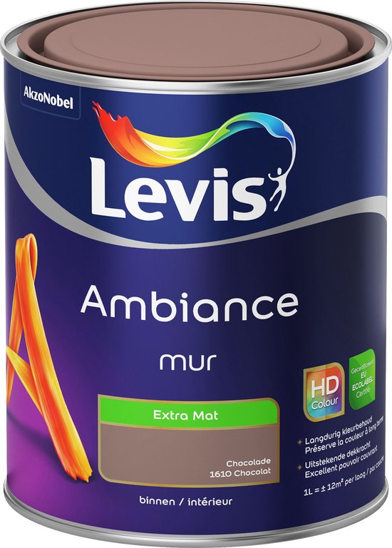 Levis Ambiance Mur Extra Mat Chocolat 1L