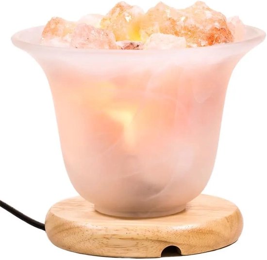 Himalaya Zoutkristallamp met Snoer en Lampje