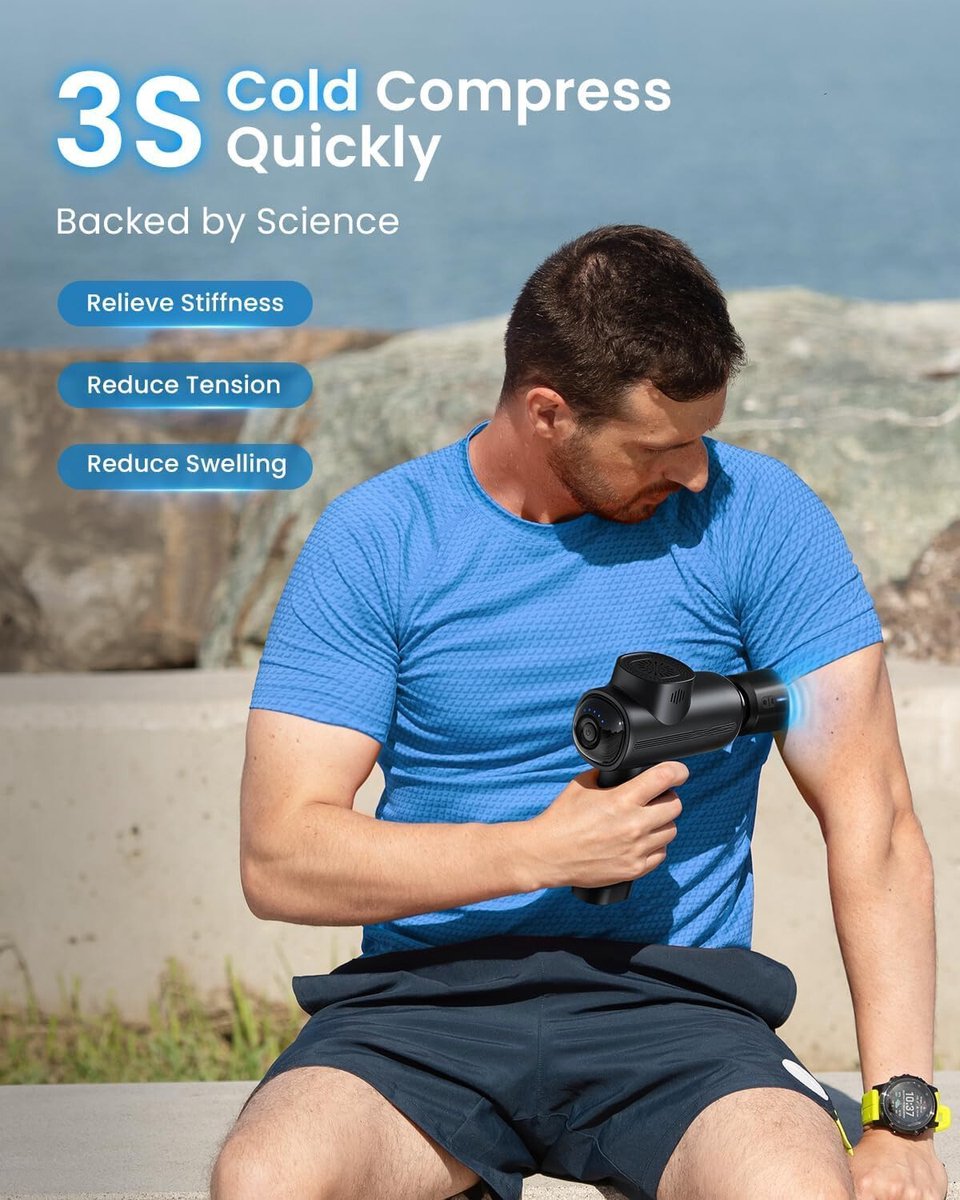 Afbeelding 2 van Massage gun - Massage apparaat - Professioneel - Massagegun - Must have voor iedereen!