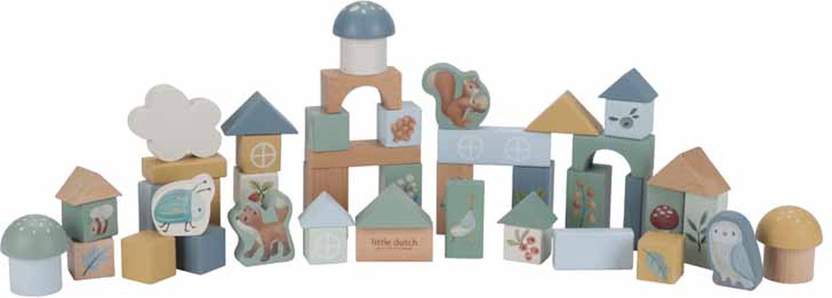 Little Dutch Bouwblokken - Forest Friends FSC — afbeelding 6