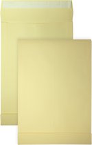 DULA Monsterzak Enveloppen - EB4 - 262 x 371 x 38mm - Geel - 10 stuks - Zelfklevend met plakstrip - 170gram